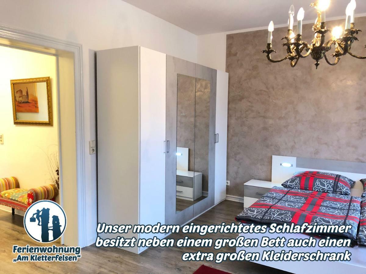 Ferienwohnung "Am Kletterfelsen" Krauschwitz 외부 사진
