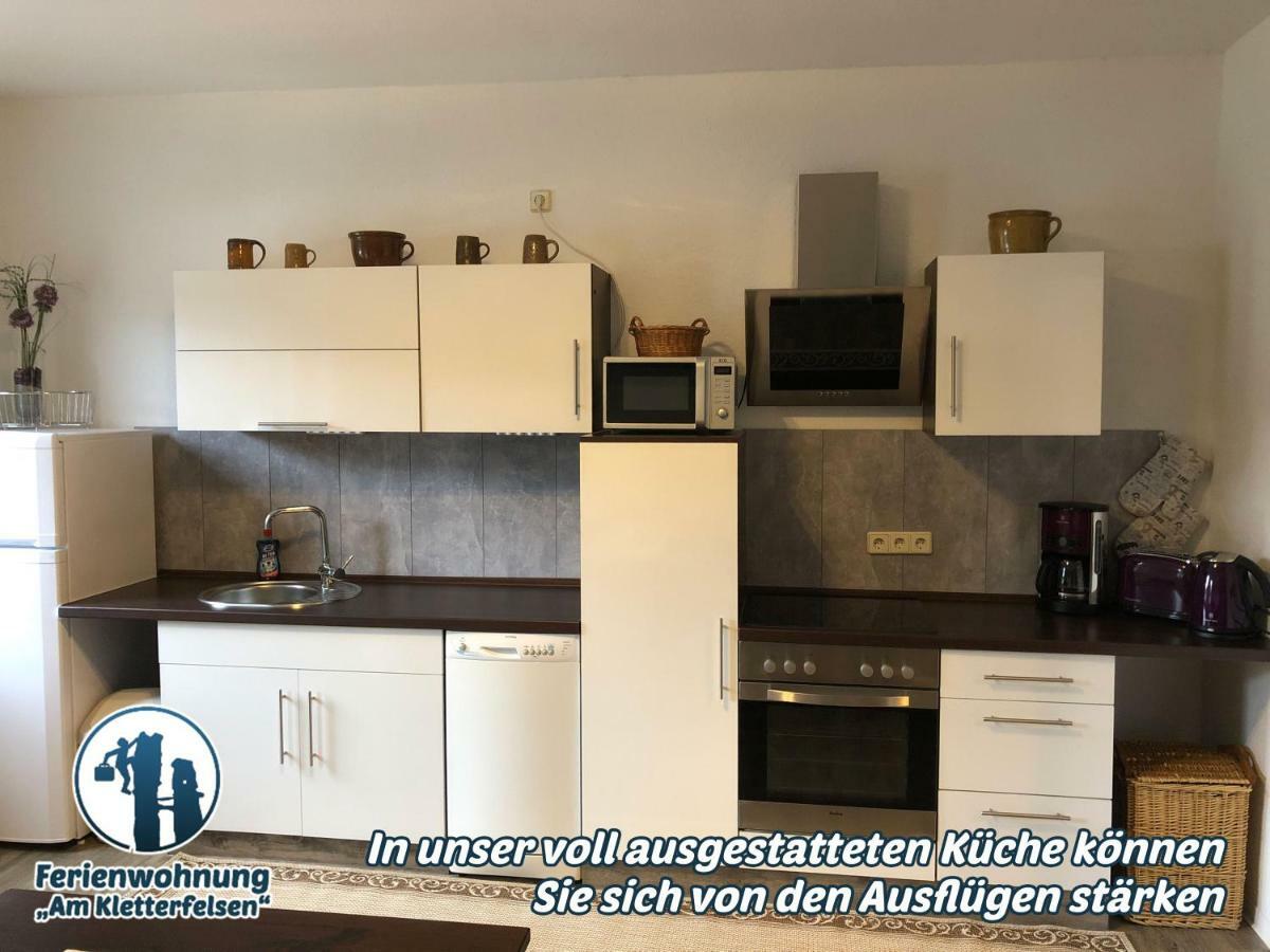 Ferienwohnung "Am Kletterfelsen" Krauschwitz 외부 사진