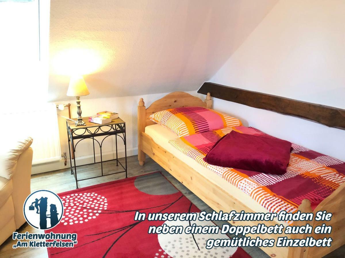 Ferienwohnung "Am Kletterfelsen" Krauschwitz 외부 사진