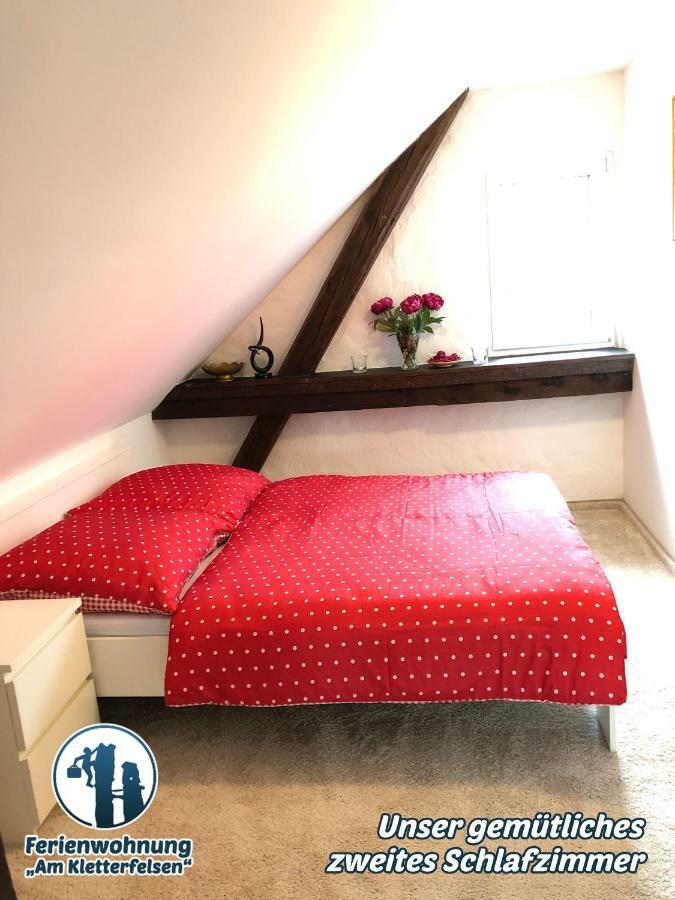 Ferienwohnung "Am Kletterfelsen" Krauschwitz 외부 사진