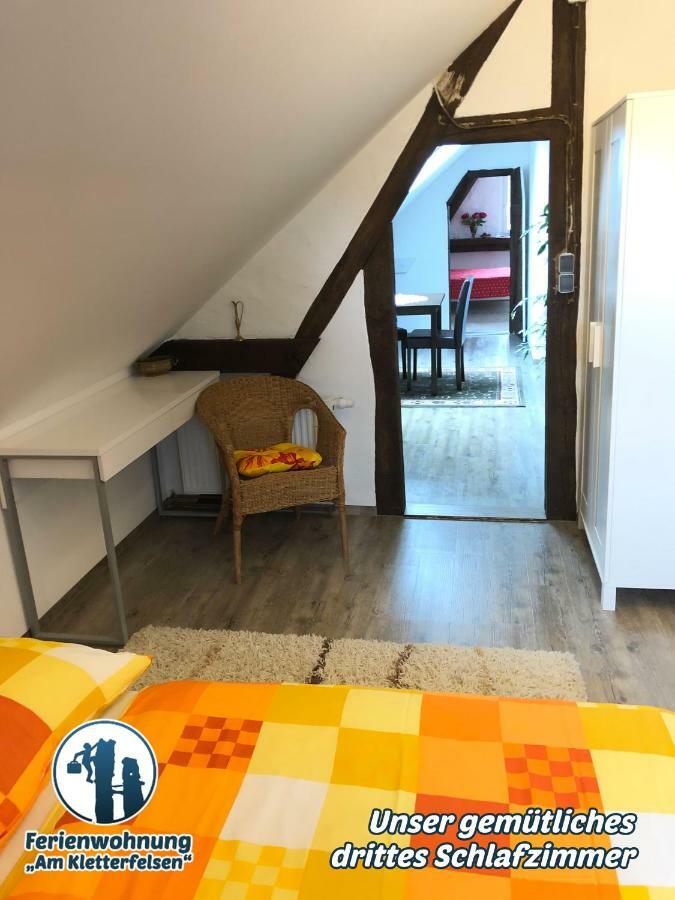 Ferienwohnung "Am Kletterfelsen" Krauschwitz 외부 사진